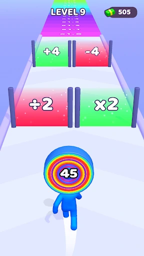 Gameplay screenshot 2 from Layer Man 3D: Run & Collect - Arcade game